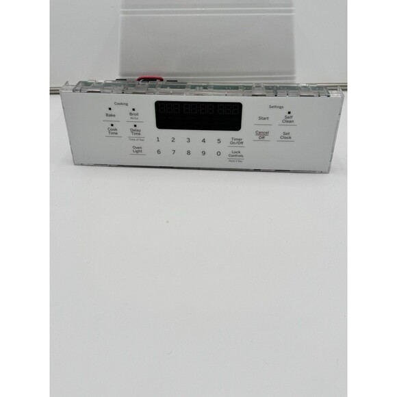 164D8496G203 OEM GE Range Control Board White- USED
